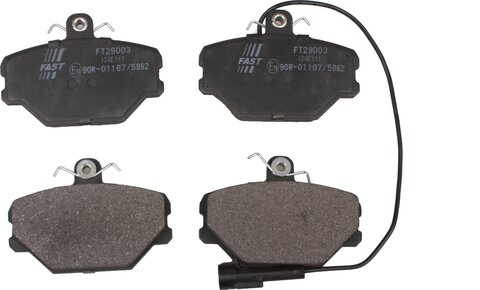 Brzdové doštičky predné