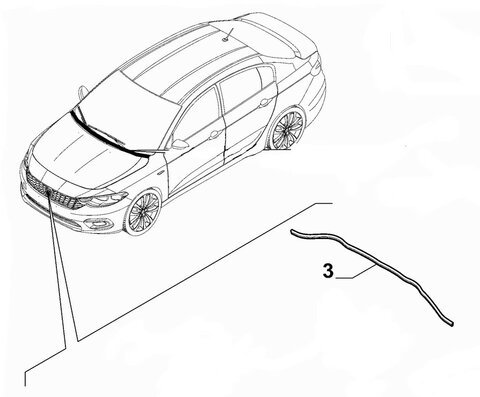 Tesnenie kapoty motora