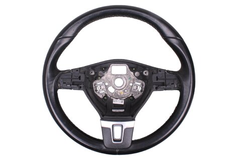 Volant kožený trojramenný multifunkčný 3C8419091BEZRP