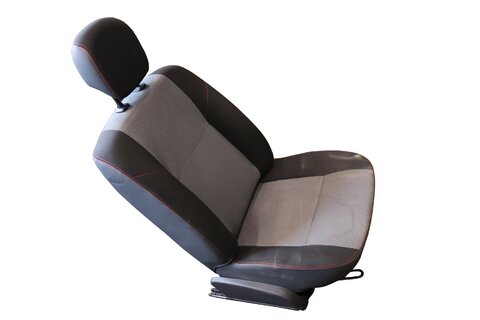 Sedadlo spolujazdca - šedý vzor