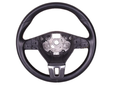 Volant kožený trojramenný multifunkčný 3C8419091CA