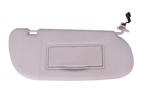 Slnečná clona s osvetleným zrkadlom pravá šedá 2000- 7M3857552J2F4