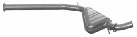 Stredný diel výfuku