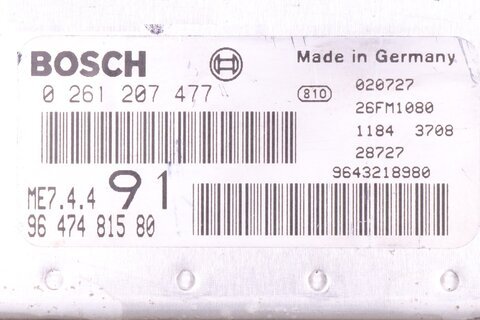 Riadiaca jednotka motora 9647481580