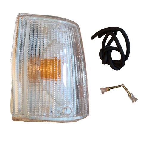 Blikač predný biely komplet 83-89 pravý P