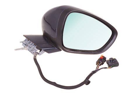 Zrkadlo pravé elektrické sklopné so snímačom a prísvitom 12 káblov (lakovacie)
