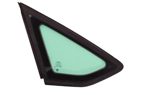 Sklo bočný kufor ľavej zelenej hatchback BM51-A297B01-AE