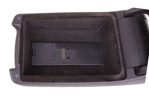 Loketní opěrka pro telefon kožená hnědá 4F0864245AE1KV