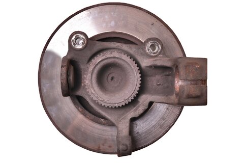 Těhlice s ložiskem a brzdovým kotoučem (přední, pravá, RWD) 6C11-3K185-BC