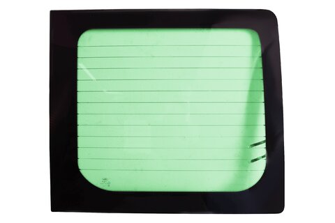 Sklo pravých křídlových dveří (vyhřívané, zelené,  74 x 64 cm) YC15-V42005-AK