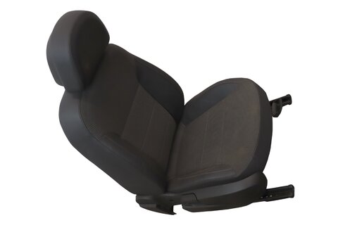 Sedadlo spolujazdca koža/látka mechanické čierne (TAEJ) 13333772