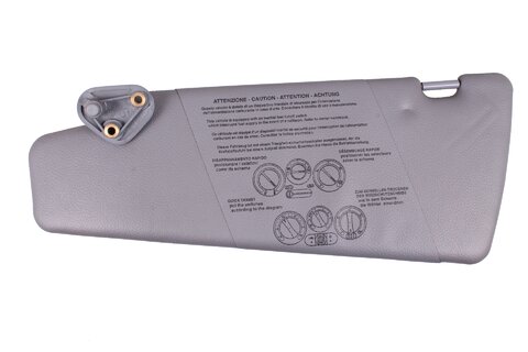 Slnečná clona ľavá tmavá sivá (tienidlo)