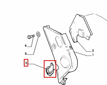 Kryt rozvodu spodnej orig.