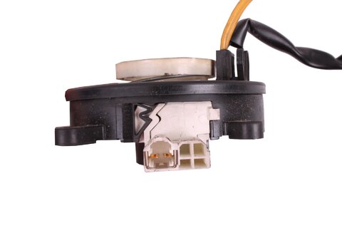 Volantový krúžok airbagu biely konektor 2 piny (2 konektory)