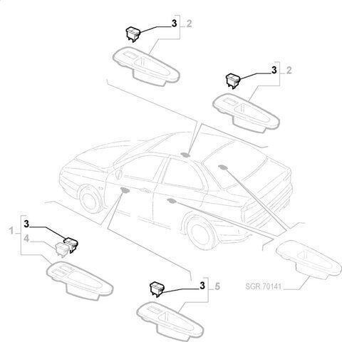 Tlačidlo sťahovania okna (čierny konektor) -02