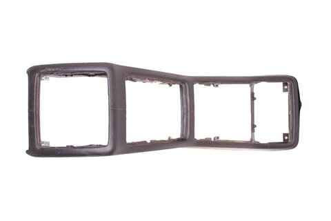 Stredový panel čierna koža 4E0863241E