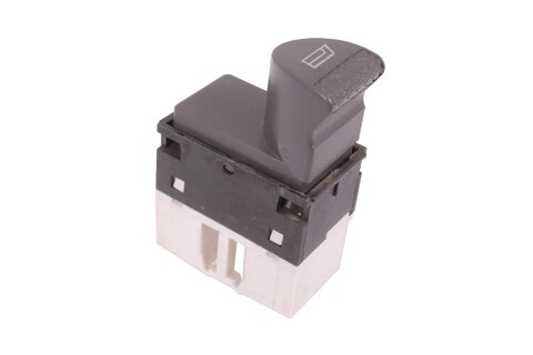 Tlačidlo sťahovania okna šedej biely konektor