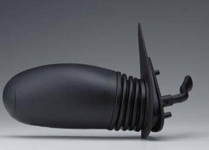 Zrkadlo spätné pravé P čierne