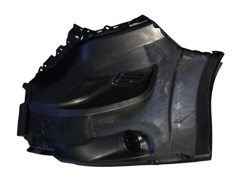 Roh predného nárazníka pravý (čierny) 2014 -