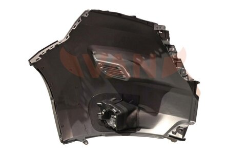 Roh predného nárazníka šedý ľavý 2014- (s plastovými lemami)