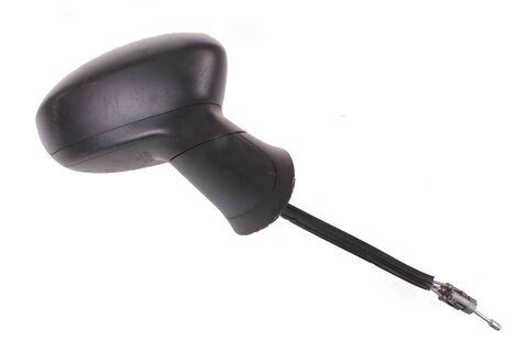 Zrkadlo spätné ľavej L mechanické, čierne