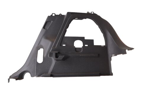 Obloženie batožinového priestoru pravej čiernej 5dv. hatchback 13234942
