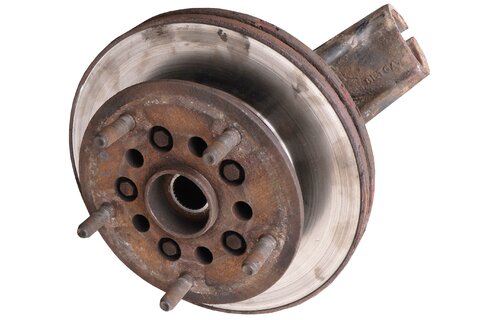 Predné tehlice s ložiskom a brzdovým kotúčom - ľavá BK21-3K186-AF