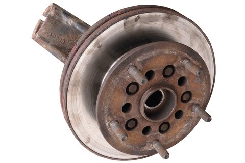 Predné tehlice s ložiskom a brzdovým kotúčom - pravá BK21-3K185-AF