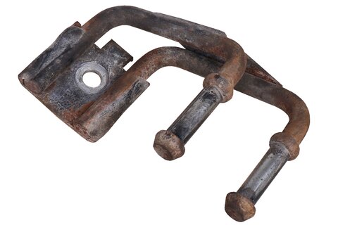 Držiak výfuku - predný, pravý BK21-5K291-BB