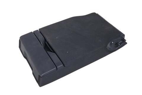 Lakťová opierka s držiakom nápojov zadná čierna látka 52207277909