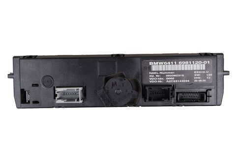 Panel ovládania kúrenia a automatickej klimatizácie 64116981120