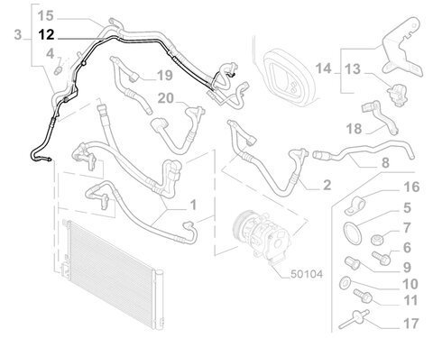 Hadica klíma 51788147
