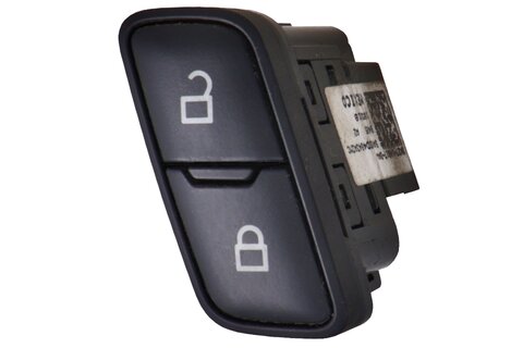 Tlačidlo zamykania - spolujazdec, čierne BK2T-14017-BA