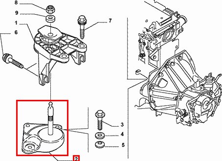 Držiak prevodovky orig.