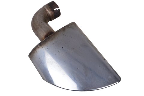 Koncovka výfuku ľavá (oval, chróm) 7P6253681S