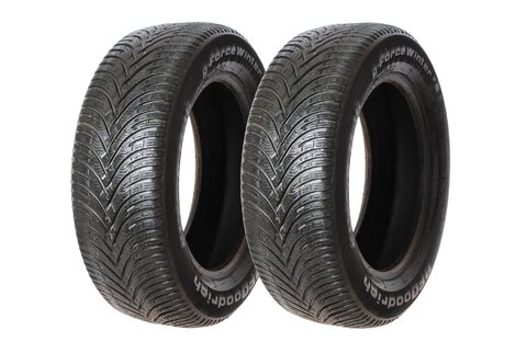 Súprava dvoch pneumatík ZIMNÁ 215/60 R16 99H BFGOODRICH G-FORCE WINTER 2 (5,5 mm) rok 2022