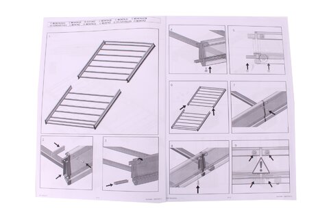 Strešný nosič (záhradka) 3745 mm