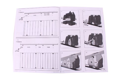 Strešný nosič (záhradka) 3745 mm