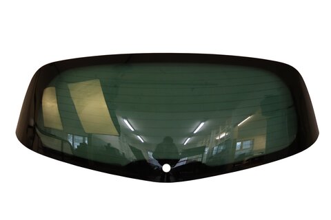 Sklo dverí kufra tmavo zelené