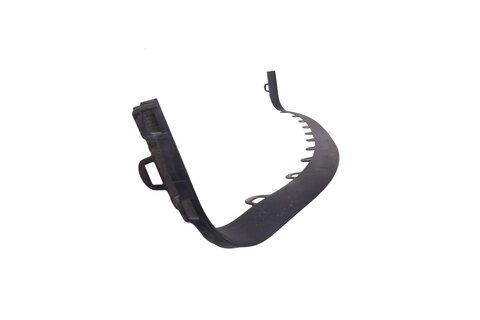 Lišta ozdobná predného nárazníka stred -2013 čierna 3T0807243