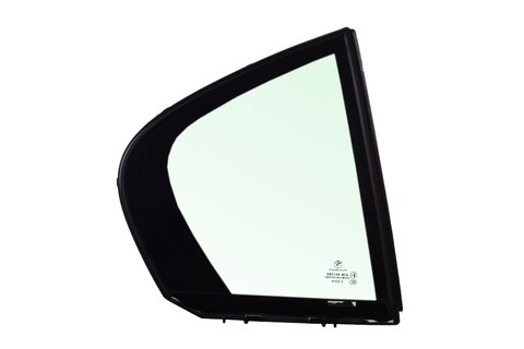 Pravé sklo zadných dverí pevné zelené sedan 51347060212
