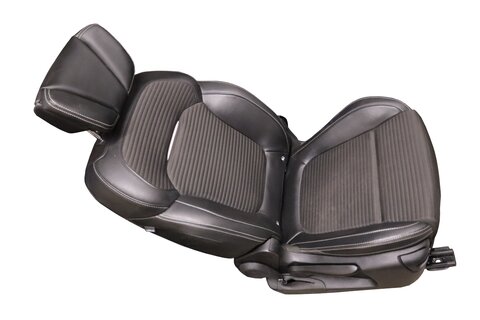 Sedadlo spolujazdca mechanickej kože/látka čierne 873202260R