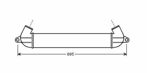 Intercooler 1.3MJTD 1.9JTD