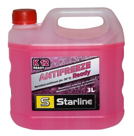 Nemrznúca zmes K12 READY (-30 ° C) - 3 Litre