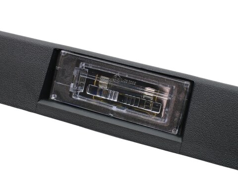 Lišta s osvetlením ŠPZ