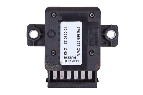 Tlačidlo nastavenia bedrovej opierky sedadla predné pravé 7P6959777