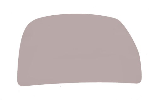 Sklo zrkadlá ľavej spodnej vyhrievané