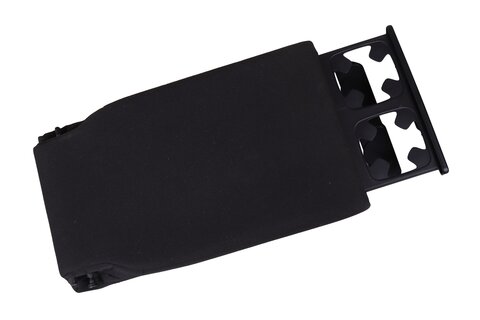 Lakťová opierka s držiakom nápojov zadná čierna látka 52207118729