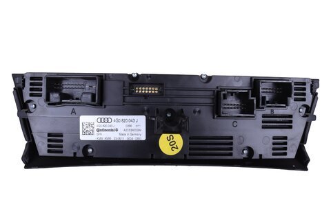 Panel ovládania automatickej klimatizácie predný (bez výhrevu sedadiel) 4G0820043BC
