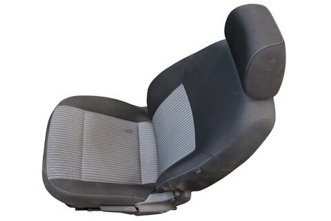 Sedadlo vodiča mechanické vyhrievané čierna/sivá 6JA881405T